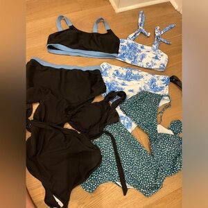Bundle of maternity bathing suits